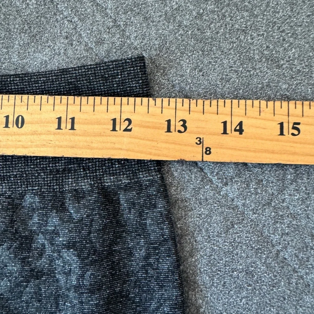 Muk Luks Womens‎ Gray Leopard Print Seamless Leggings Size M/L